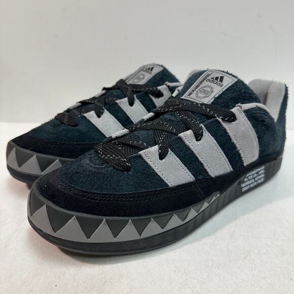 WORN TWICE Neighborhood x adidas Adimatic ‘Black’ Suede Skate Streetwear 12 main image 5